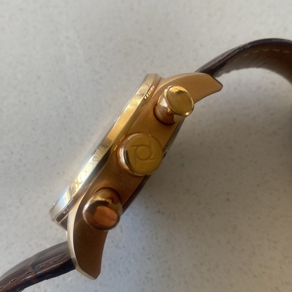 Officina Del Tempo Rose Gold-tone Stainless Steel Chronograph Watch - Picture 5 of 8